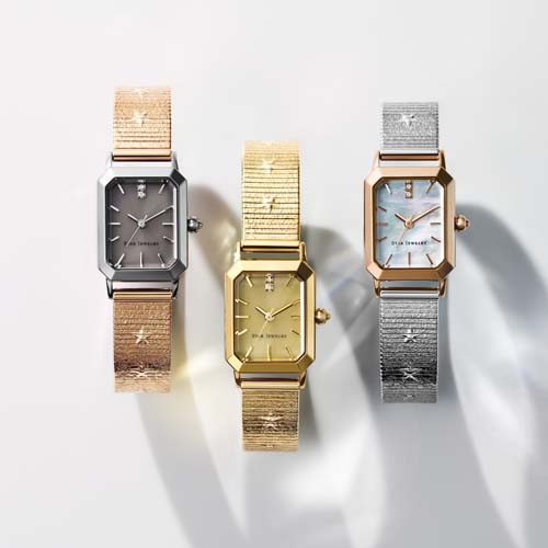 スタージュエリー　ソーラーウォッチ　ダイヤモンド12石 STAR MESH BAND WATCH(2SW1112)STEEL ウォッチ｜スタージュエリー公式